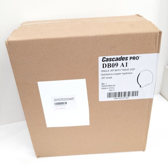 Cascades Pro DB09 A1 Bath Tissue Dispenser R2000TBKCAS JRT Universal Jumbo DB09 - Picture 2 of 2